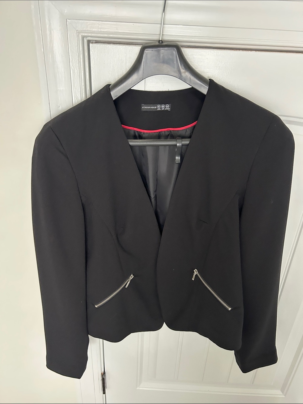 Atmosphere Black Women's Tailored Blazer with Zip Pockets